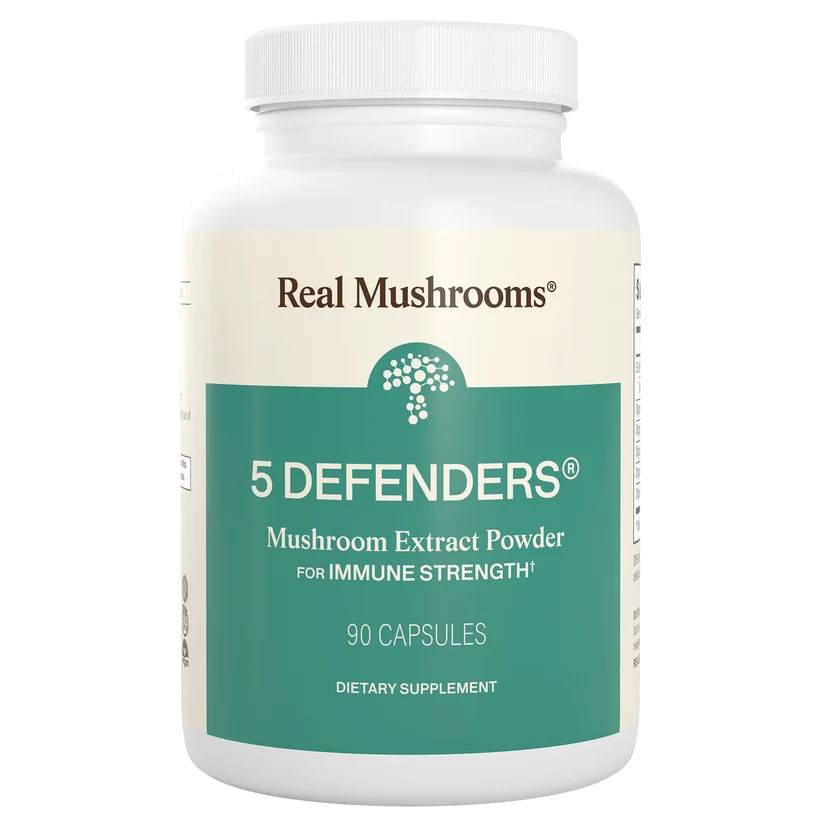 5 Defenders Organic Mushroom Blend Capsules Sell On Medicinal and Functional Mushroom Factory Shop