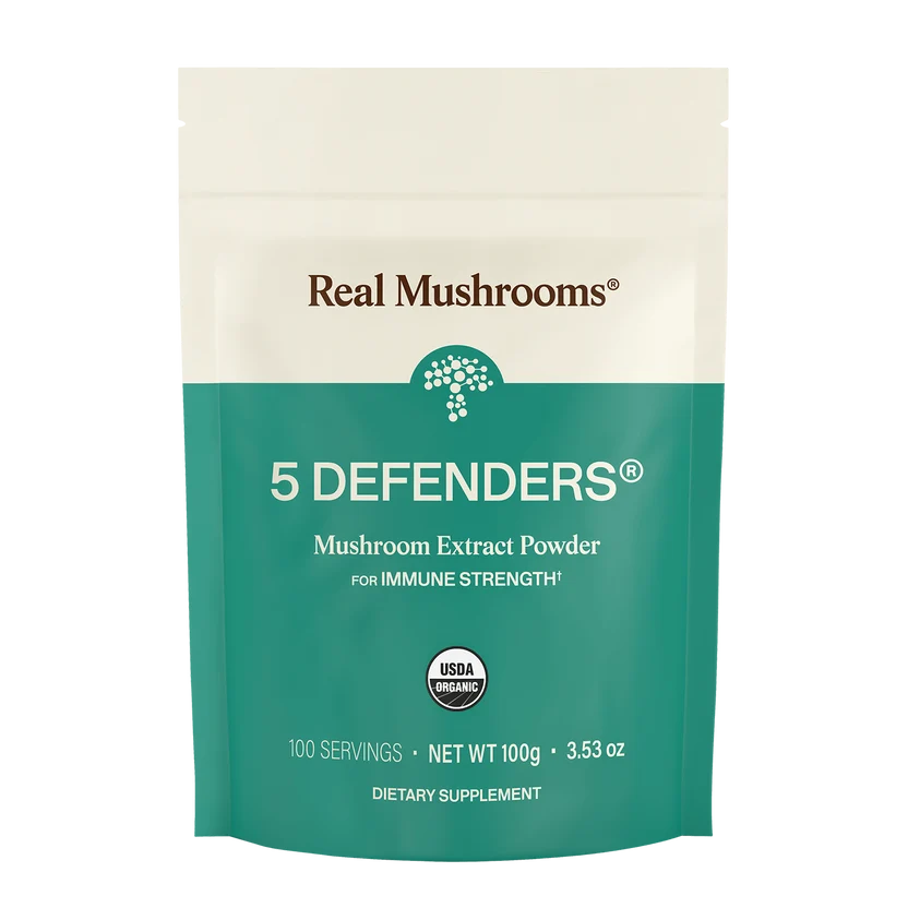 5 Defenders® Organic Mushroom Complex – Bulk Powder Sell on Medicinal and Functional Mushroom Factory Shop