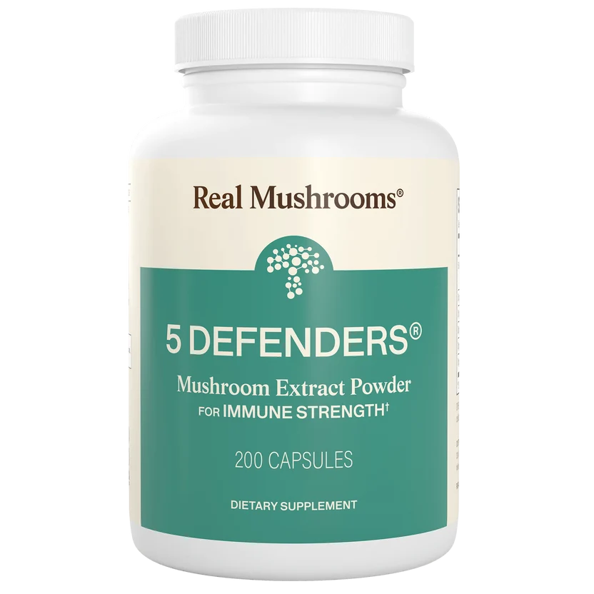 5 Defenders Organic Mushroom Blend Capsules Sell On Medicinal and Functional Mushroom Factory Shop