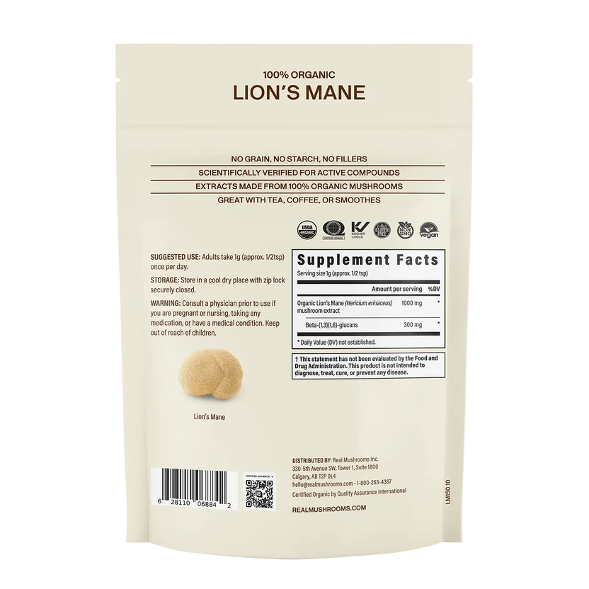 Lion’s Mane Mushroom Powder Sell on Medicinal Functional Mushroom Factory Shop