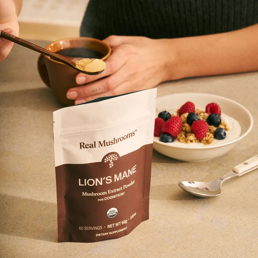 Lion’s Mane Mushroom Powder Sell on Medicinal Functional Mushroom Factory Shop