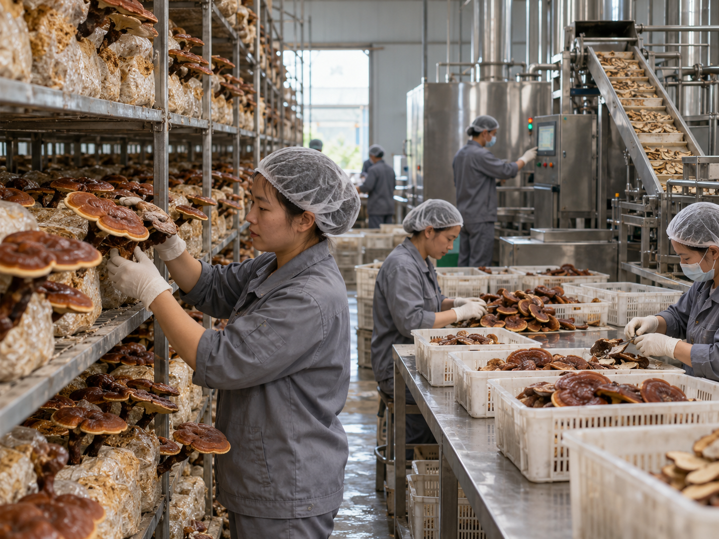 Kaolin Mushrooms of American Mushroom Institute (AMI)